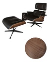 Sillon Tribeca Ec-015/wbk Miller C/ottoman Walnut &amp; Black