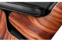 Sillon Tribeca Ec-015/wbk Miller C/ottoman Walnut &amp; Black