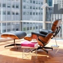 Sillon Tribeca Ec-015/wbk Miller C/ottoman Walnut & Black