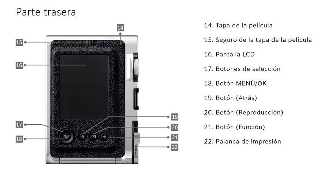 CAMARA FUJI INSTAX MINI EVO NEGRO
