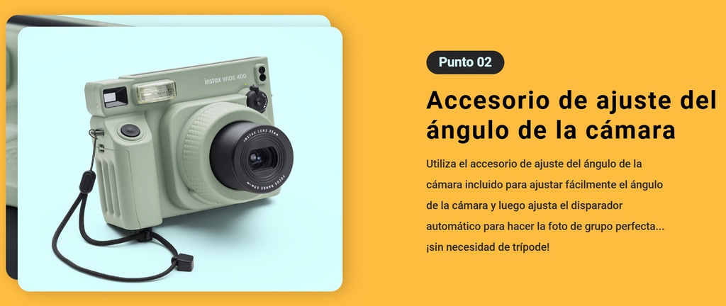 CAMARA FUJI INSTAX WIDE 400 VERDE