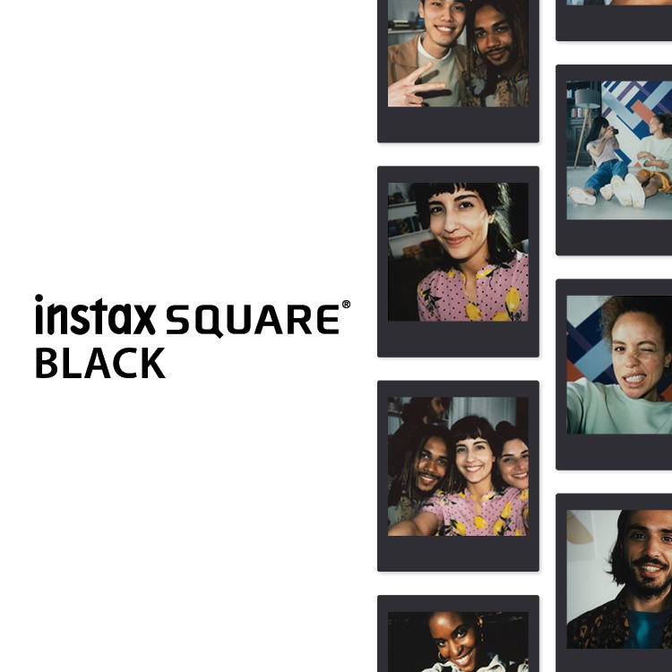 FILM FUJI INSTAX SQUARE BLACK FRAME 10 PK