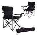 SILLA CAMPING PONTEC DS115A-NE PLEGABLE NEGRA
