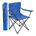 SILLA CAMPING PONTEC DS115A-AZ PLEGABLE AZUL