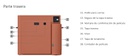 CAMARA FUJIFILM INSTAX  SQUARE SQ1 NARANJA