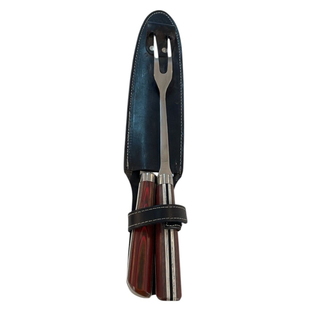 TENEDOR Y CUCHILLO PARRILLA 27CM MORTAL