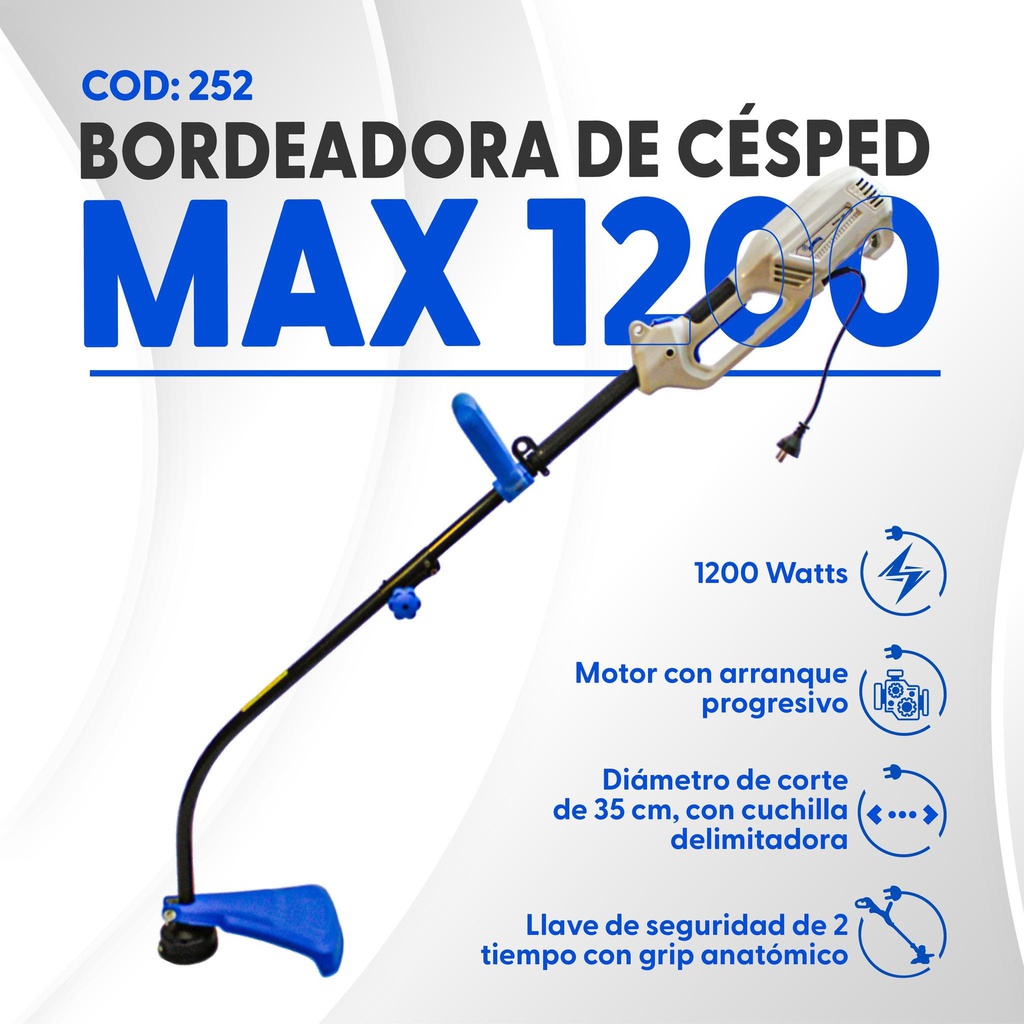 BORDEADORA PLUMITA COD.252 MAX 1200 W