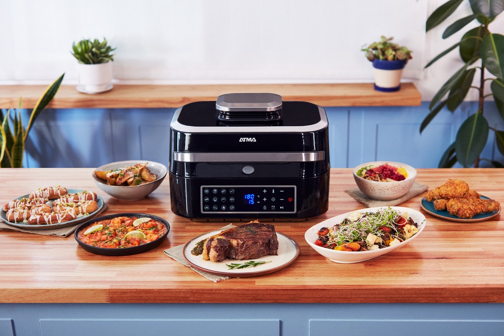 Freidora De Aire Y Grill Digital Atma Fr901dp 6.3 Litros