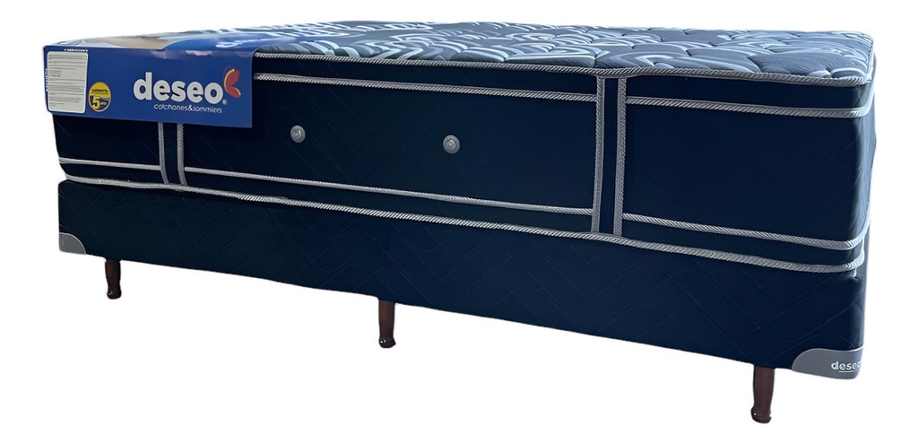 Sommier Y Colchon Deseo Resorte Insignia 140x190 Cm 2 Plazas