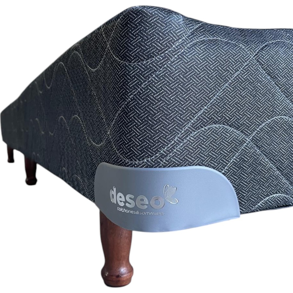 SOMMIER Y COLCHON AMBAR NEW DESEO C/RESORTE 140x190 CM