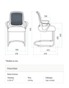 SILLA PORTANTINO 711420 FRESA NEGRA MILENIUM NEGRA