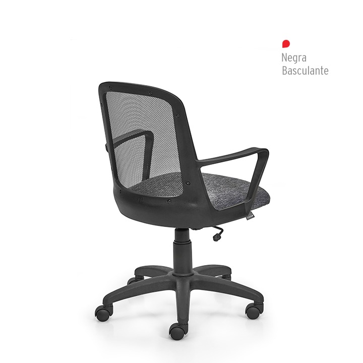 SILLA PORTANTINO 711422 FRESA NEGRA BASCULANTE MILENIUM NEGRA