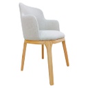 SILLON GARDENIA BORDIGONI 700 LT NATURAL TAPIZADO TELA