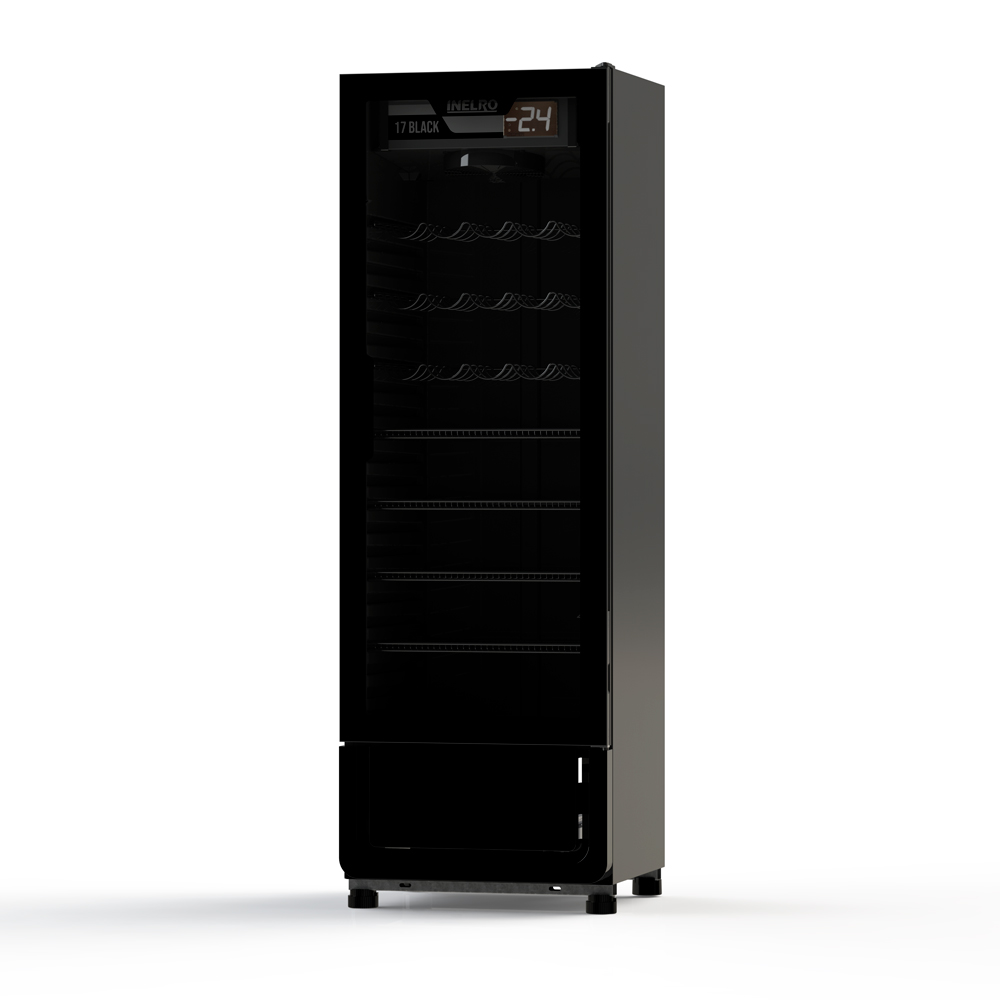 EXHIBIDORA VERTICAL INELRO MT-17 R290 ECO BLACK BD