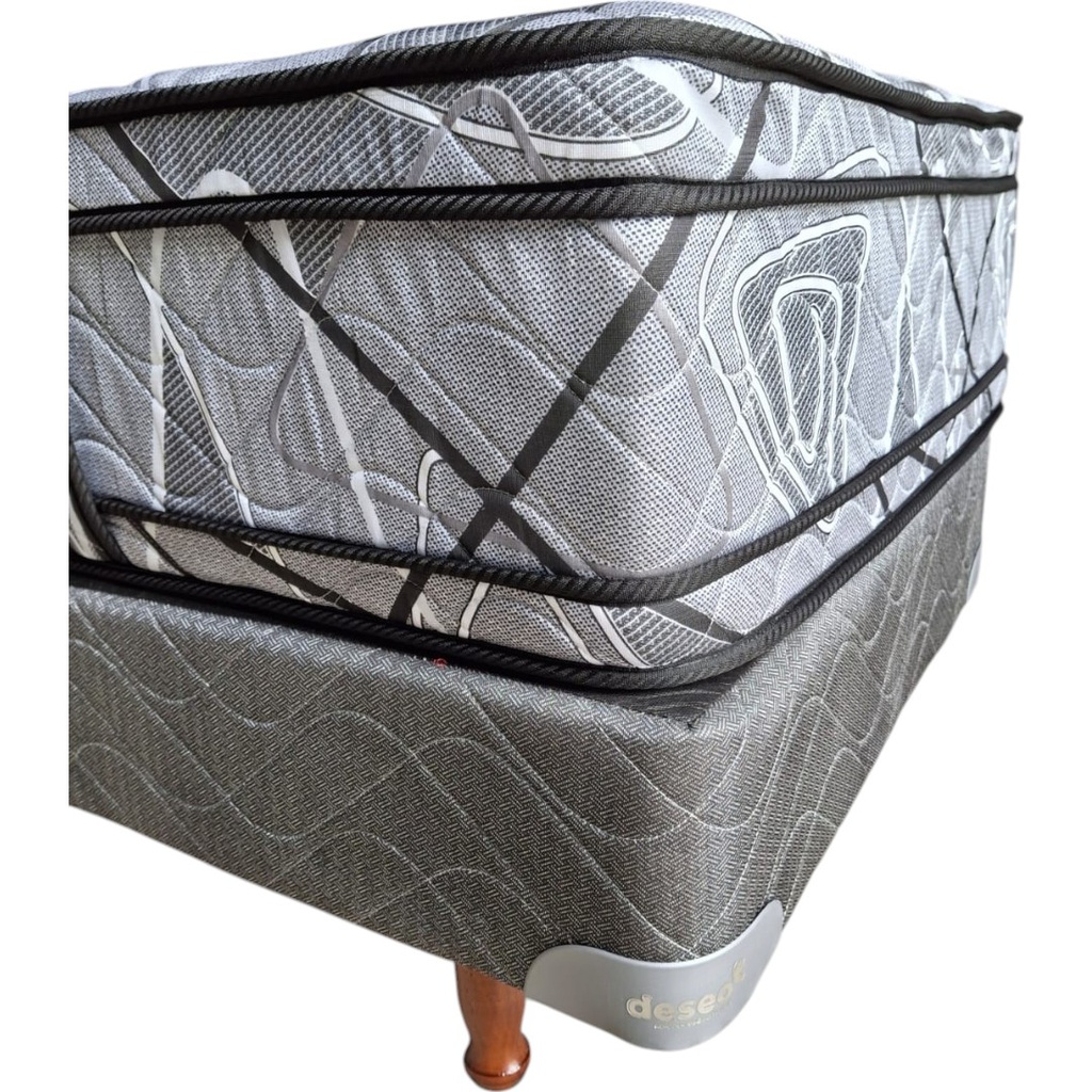COLCHON DESEO 9225258 DIAMANTE NEGRO ESPUMA 80x190 CM