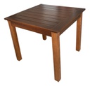Mesa Inmacol Cuadrada Caribe 604-3 0.90 X 0.90 Castaño