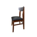 SILLA INMACOL MEDITERRANEO 140-3  CASTAÑO GRAFITO/NEGRO