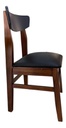 Silla Inmacol Mediterraneo 140-3 Castaño Grafito/negro