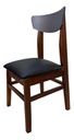Silla Inmacol Mediterraneo 140-3 Castaño Grafito/negro