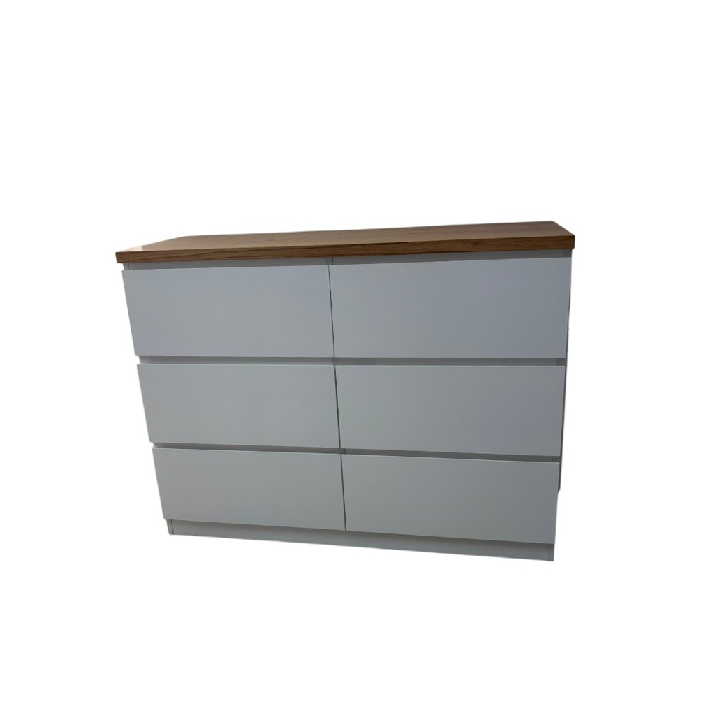 COMODA CAON ARYA 1.20 MTS BLANCO/PARAISO 1373