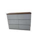 COMODA CAON ARYA 1.20 MTS BLANCO/PARAISO 1373