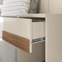 Respaldo Bourbon Cama Santo Andira 1,6mt C/luz Led + Cajones