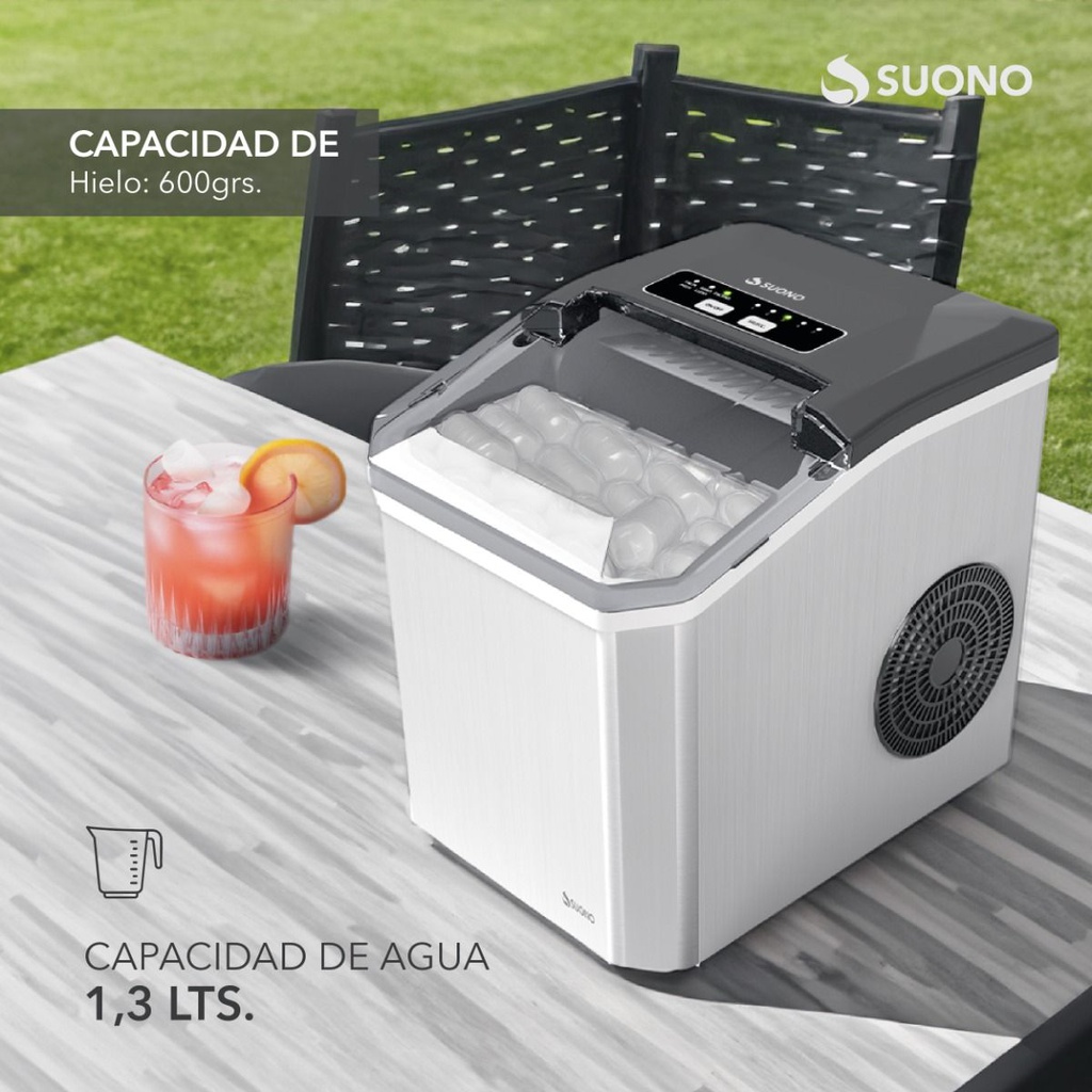 MAQUINA DE HIELO SUONO 1.3 L HOG0206 110W