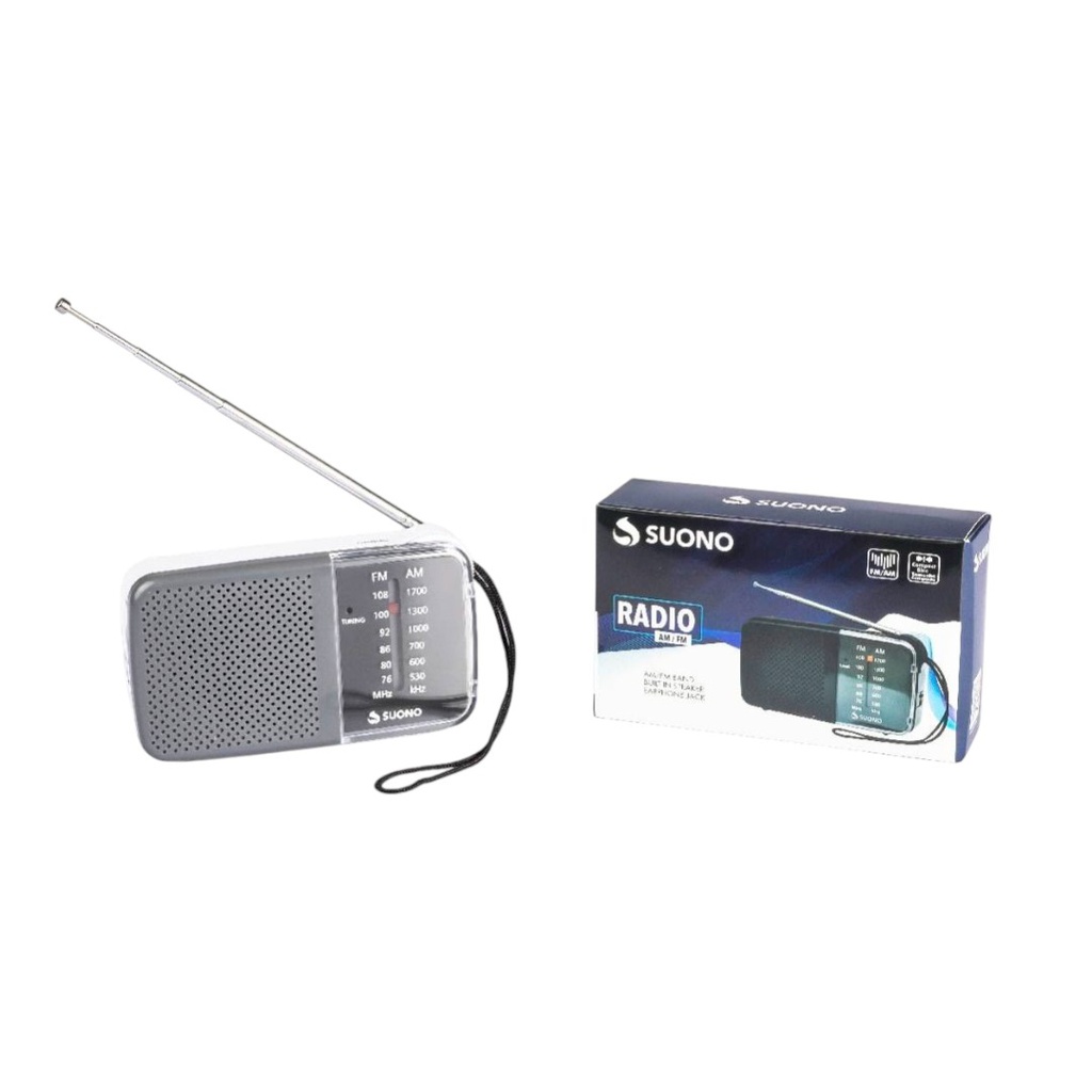 RADIO SUONO AYV0021 AM/FM GRIS COMPACTA