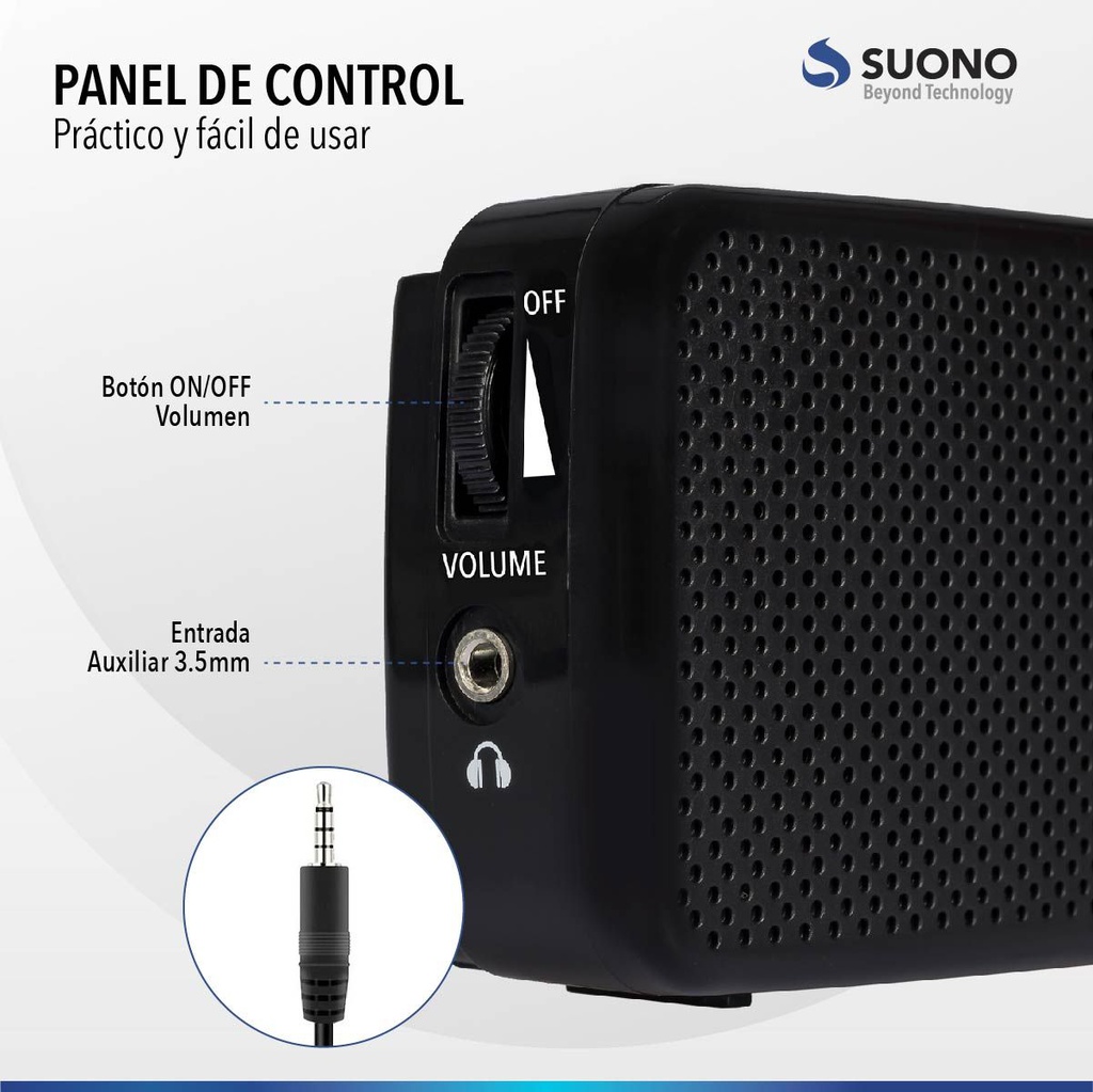 RADIO SUONO AYV0021 AM/FM GRIS COMPACTA
