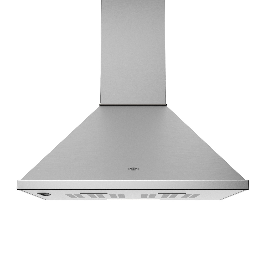 CAMPANA DE PARED TST ALUMINE S/MOTOR + EXTRACTOR S300 P/CAÑO 4&quot;