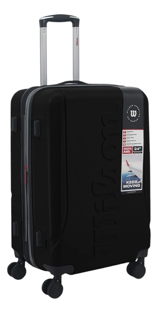 VALIJA WILSON 65.1753N 24" ABS NEGRA