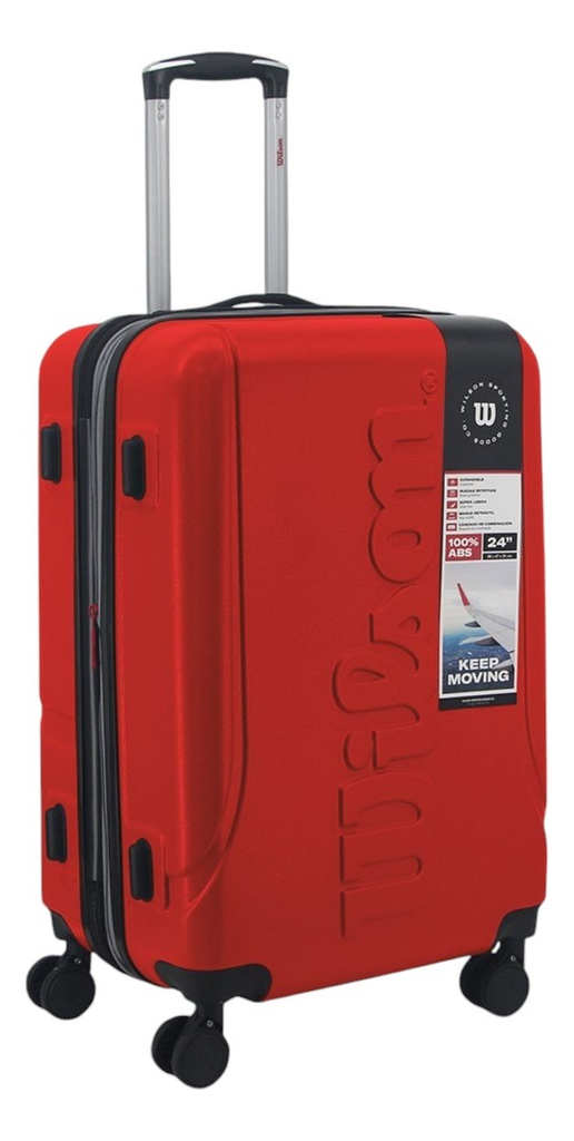 VALIJA WILSON 65.1753R 24" ABS ROJA