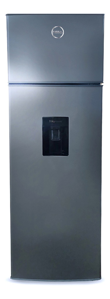 Heladera Con Freezer Dispenser Neba H240y Acero 239 Litros