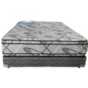 SOMMIER Y COLCHON DESEO DIAMANTE NEGRO 140x190 CM