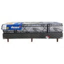 SOMMIER Y COLCHON DESEO DIAMANTE NEGRO 140x190 CM