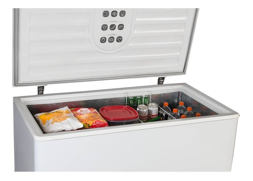 Freezer Horizontal Nueva Neba F400  Blanco 384l