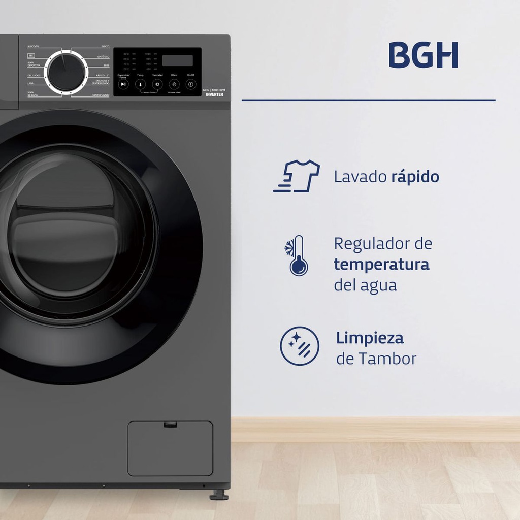 LAVARROPA BGH BWFI06S24AR 6 KG