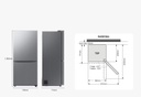 HELADERA SAMSUNG RB45DG6300B1 BLACK 455 LT.
