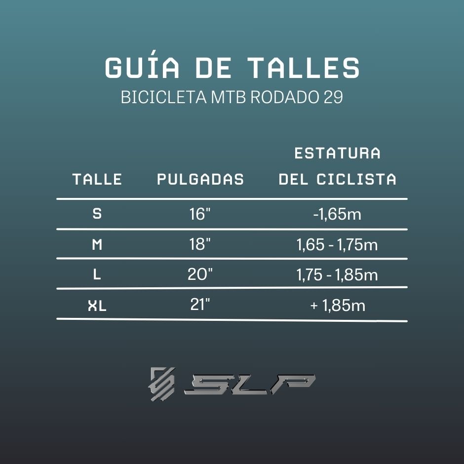 BICICLETA SLP MTB 5 PRO R29 2025 T20 NG GR BL 0017191