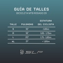 BICICLETA SLP MTB ALUMINIO 50 PRO R29 2025 T18 NG GR AU