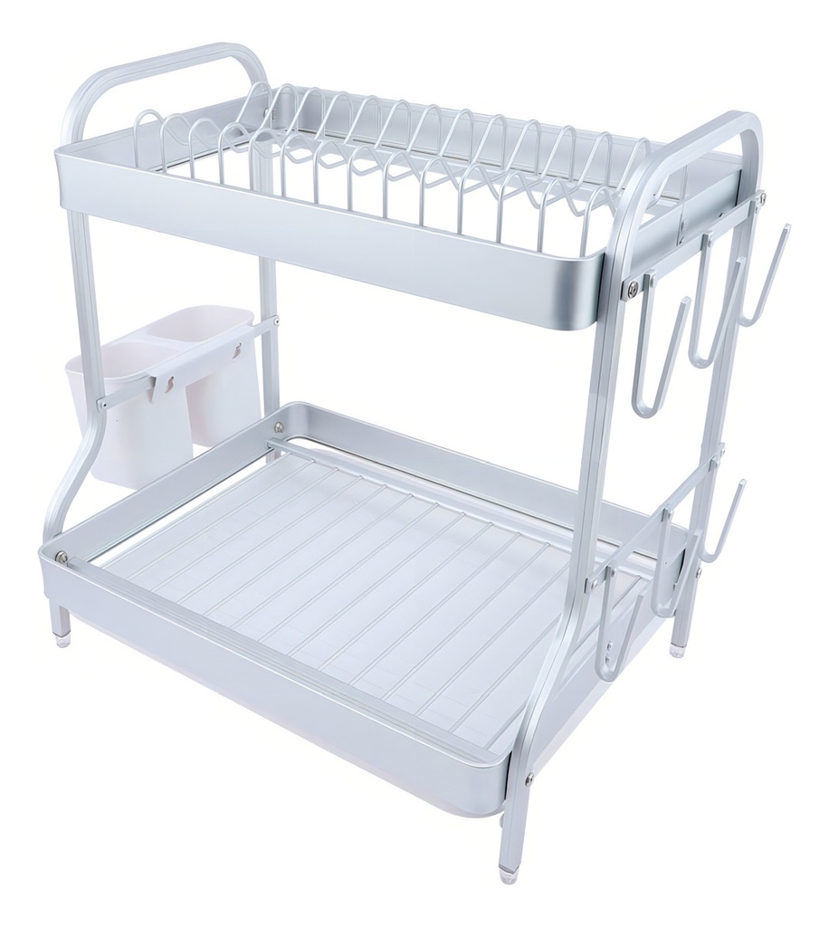 Escurreplatos De Aluminio Vonne Cesi-2nal Dos Niveles