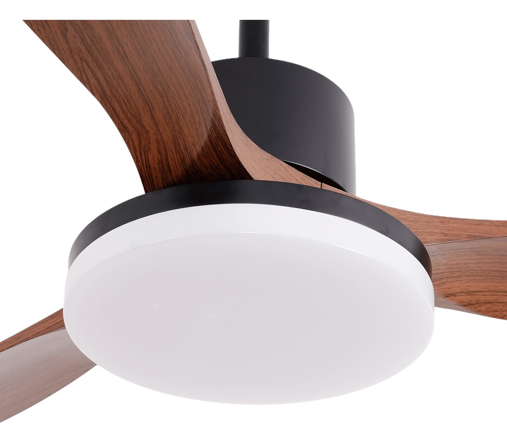 Ventilador De Techo Etheos Gvti-vtmo Con Luz  3 Aspas Negro