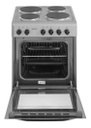 Cocina Eléctrica Philco Phch060p 4 Hornallas 60 Cm Plateado