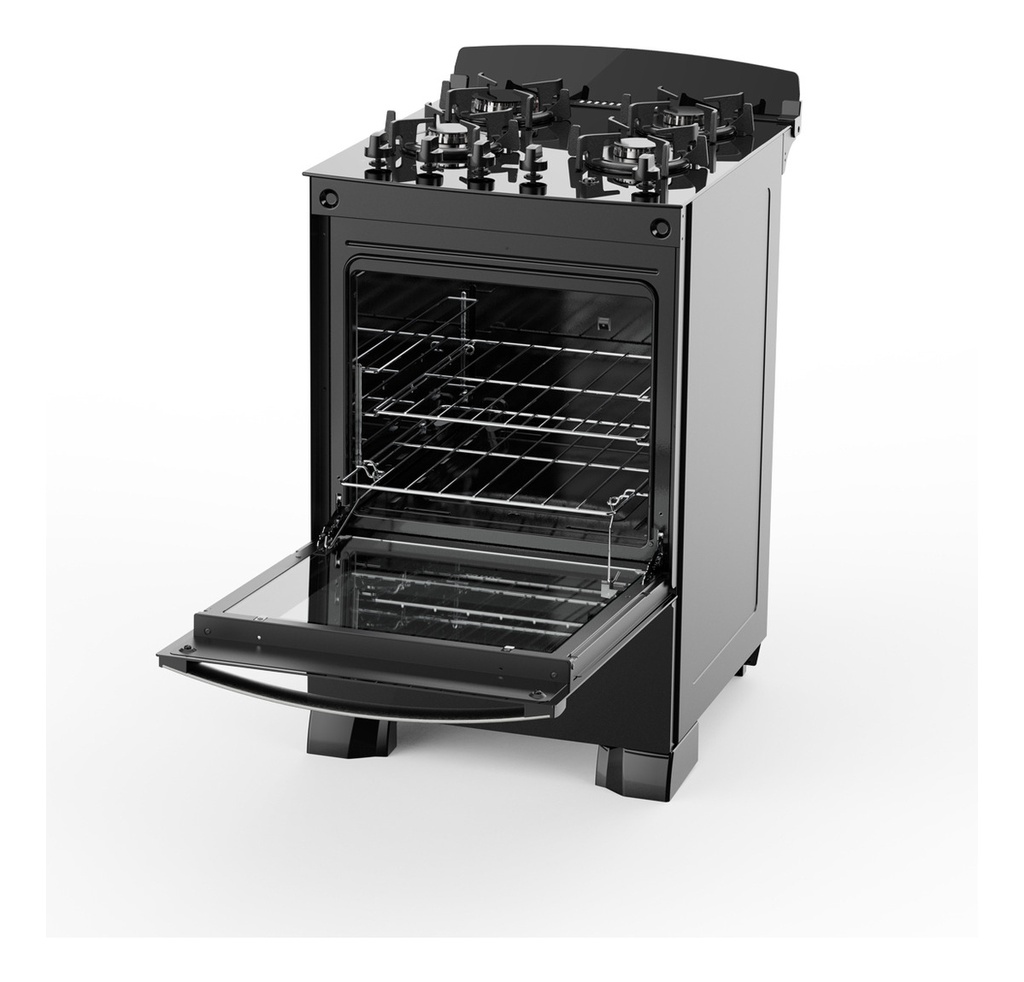 Cocina Multigas Atma Ccm056n 56 Cm Negra