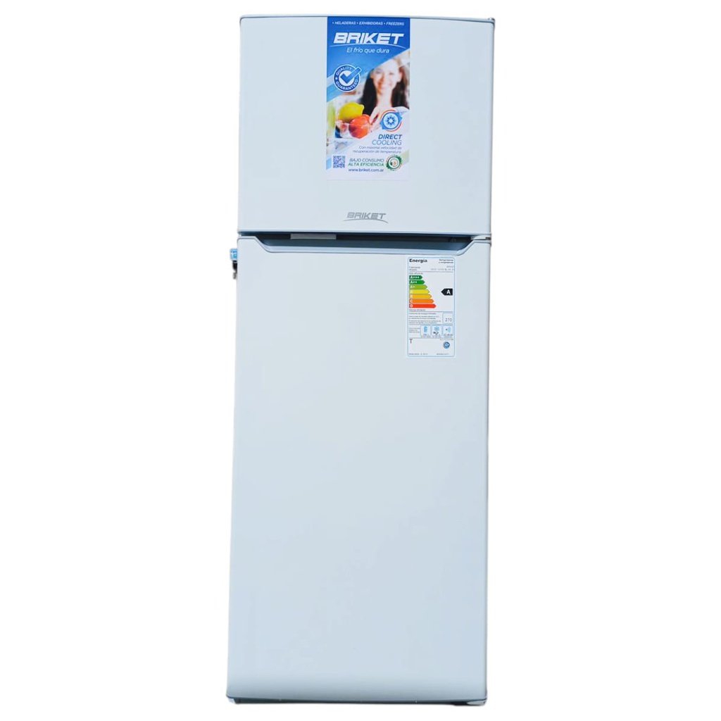 HELADERA BRIKET BK2F 2112V INVERTER BLANCA BL CD HC A1 CUOTA MELI