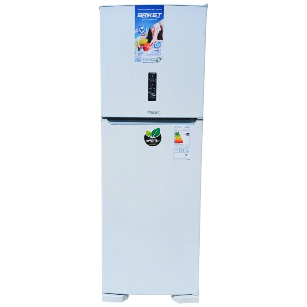 HELADERA BRIKET BK2F 2112V INVERTER BLANCA BL CD HC A1 CUOTA MELI
