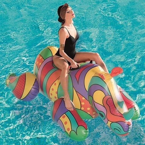 Inflable Flotador Bestway Rinoceronte Pop 201x102 Cm