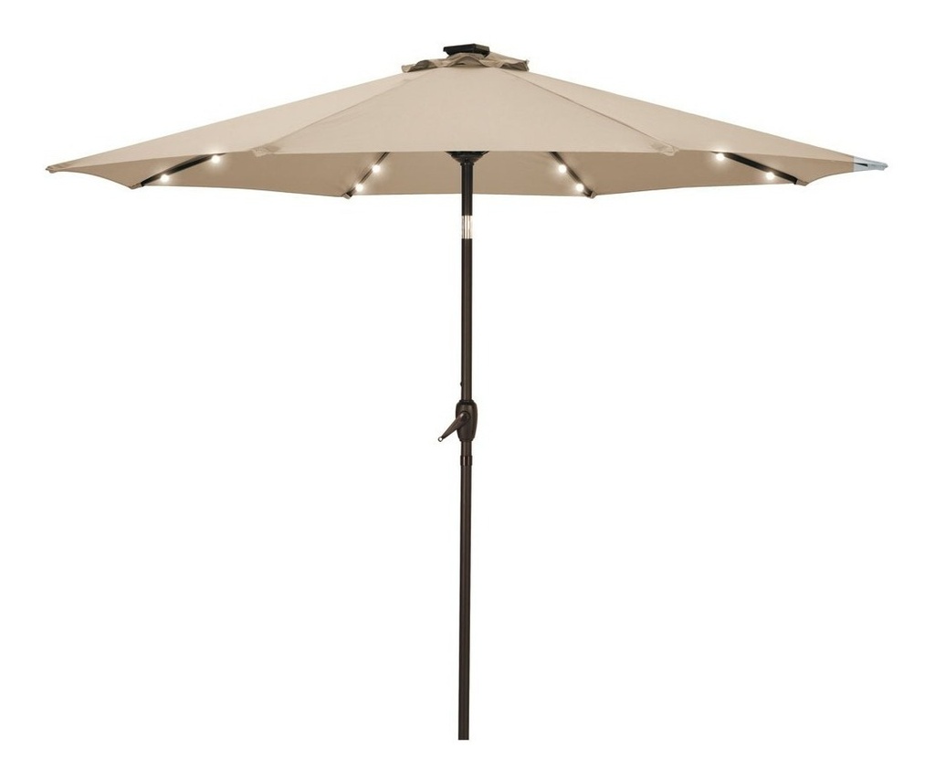 Sombrilla Solar Kushiro Ssk-4l Con Luz Interna