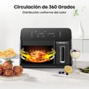 Freidora De Aire Hisense H09afbk2s5 Doble Compartimiento