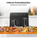 Freidora De Aire Hisense H09afbk2s5 Doble Compartimiento